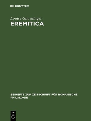 cover image of Eremitica